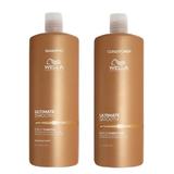 Хидратиращ пакет за суха и изтощена коса Wella Professionals Ultimate Smooth: Шампоан 1000 мл + Балсам 1000 мл