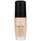 Матиращ фон дьо тен - Deina Matte Foundation Vit - E, нюанс 1325 01, 30 мл